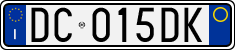 License plate of Italy, Cars (1994 year series)