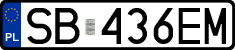 License plates of Poland, Regular car plates