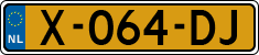 License plate of the Netherlands, Cars