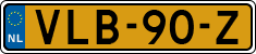 License plate of the Netherlands, Light Commercial Vehicles (1994 system)