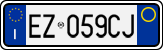 License plate of Italy, Cars (1994 year series)
