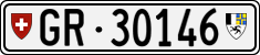 License plate of Switzerland, Cars