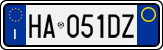 License plate of Italy, Cars (1994 year series)