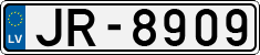 License plate of Latvia, Regular car plates