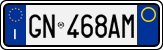 License plate of Italy, Cars (1994 year series)
