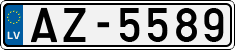 License plate of Latvia, Regular car plates