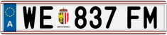 License plate of Austria, Regular plates
