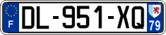 French license plate, SIV (ordinary)