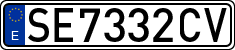 License plates of Spain, 1971 year series