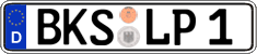 German license plate, Regular plates
