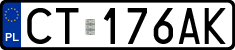 License plates of Poland, Regular car plates