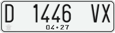License plate of Indonesia, Regular plates