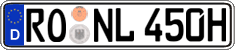German license plate, Regular plates