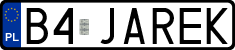 License plates of Poland, Vanity Plates