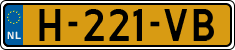 License plate of the Netherlands, Cars