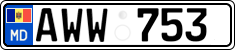 License plate of Moldova, Cars (2015)