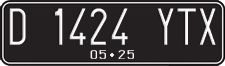 License plate of Indonesia, Regular plates
