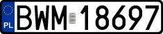 License plates of Poland, Regular car plates