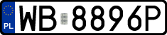 License plates of Poland, Regular car plates