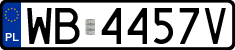 License plates of Poland, Regular car plates