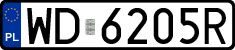 License plates of Poland, Regular car plates