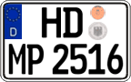 German license plate, Regular plates