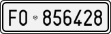 License plate of Italy, Cars (1927 year series)