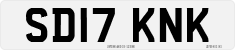 License plate of the United Kingdom, 2001 year system