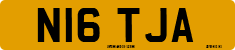License plate of the United Kingdom, 1983 year system