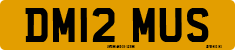 License plate of the United Kingdom, 2001 year system
