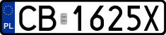 License plates of Poland, Regular car plates
