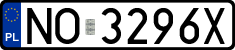 License plates of Poland, Regular car plates