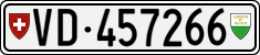 License plate of Switzerland, Cars