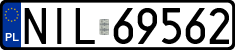 License plates of Poland, Regular car plates