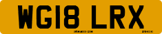 License plate of the United Kingdom, 2001 year system