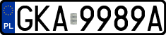 License plates of Poland, Regular car plates