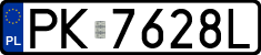 License plates of Poland, Regular car plates
