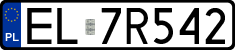 License plates of Poland, Regular car plates