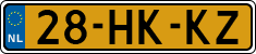 License plate of the Netherlands, Cars
