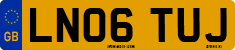 License plate of the United Kingdom, 2001 year system
