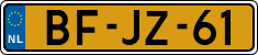 License plate of the Netherlands, Heavy Commercial Vehicles (1994 system)
