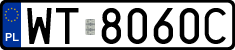 License plates of Poland, Regular car plates
