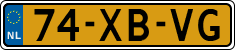 License plate of the Netherlands, Cars