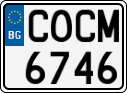 License plate of Bulgaria, Cars