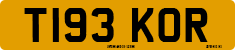 License plate of the United Kingdom, 1983 year system