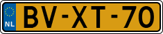 License plate of the Netherlands, Heavy Commercial Vehicles (1994 system)