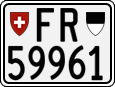 License plate of Switzerland, Motorcycles
