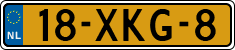 License plate of the Netherlands, Cars