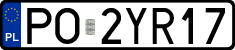 License plates of Poland, Regular car plates