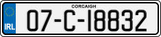 License plate of Ireland, Regular plates